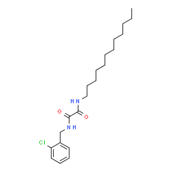 ChemSpider 2D Image | N-(2-Chlorobenzyl)-N'-dodecylethanediamide | C21H33ClN2O2