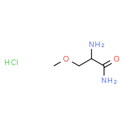 ChemSpider 2D Image | O-Methylserinamide hydrochloride (1:1) | C4H11ClN2O2