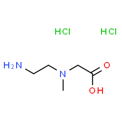 ChemSpider 2D Image | N-(2-Aminoethyl)-N-methylglycine dihydrochloride | C5H14Cl2N2O2