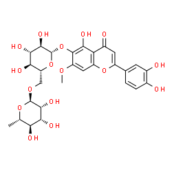 ChemSpider 2D Image | Nitensoside B | C28H32O16
