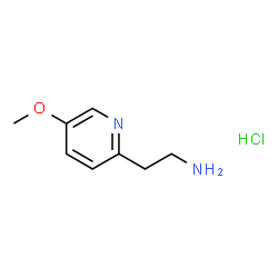 ChemSpider 2D Image | 2-(5-methoxypyridin-2-yl)ethan-1-amine hydrochloride | C8H13ClN2O