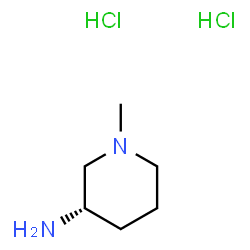 ChemSpider 2D Image | (3S)-1-Methyl-3-piperidinamine dihydrochloride | C6H16Cl2N2