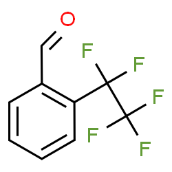 ChemSpider 2D Image | 2-(Pentafluoroethyl)benzaldehyde | C9H5F5O