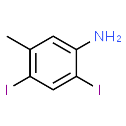 ChemSpider 2D Image | 2,4-Diiodo-5-methylaniline | C7H7I2N