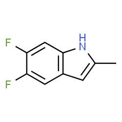 ChemSpider 2D Image | 5,6-Difluoro-2-methyl-1H-indole | C9H7F2N