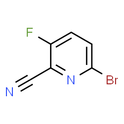 ChemSpider 2D Image | 6-Bromo-3-fluoropicolinonitrile | C6H2BrFN2
