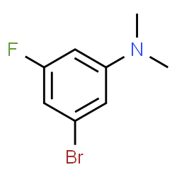 ChemSpider 2D Image | 3-Bromo-5-fluoro-N,N-dimethylaniline | C8H9BrFN