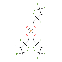 ChemSpider 2D Image | Tris(2,2,3,4,4,4-hexafluorobutyl) phosphate | C12H9F18O4P
