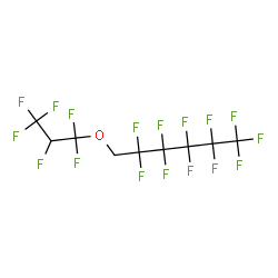 ChemSpider 2D Image | 1,1,1,2,2,3,3,4,4,5,5-Undecafluoro-6-(1,1,2,3,3,3-hexafluoropropoxy)hexane | C9H3F17O