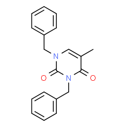 ChemSpider 2D Image | 1,3-Dibenzyl-5-methyl-2,4(1H,3H)-pyrimidinedione | C19H18N2O2