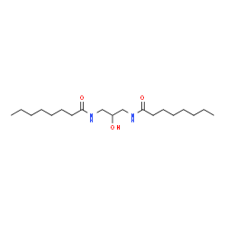 ChemSpider 2D Image | N,N'-(2-Hydroxy-1,3-propanediyl)dioctanamide | C19H38N2O3