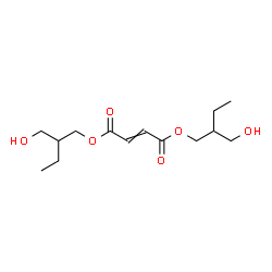 ChemSpider 2D Image | Bis[2-(hydroxymethyl)butyl] 2-butenedioate | C14H24O6