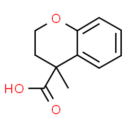 ChemSpider 2D Image | 4-Methyl-4-chromanecarboxylic acid | C11H12O3