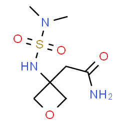 ChemSpider 2D Image | 2-{3-[(Dimethylsulfamoyl)amino]-3-oxetanyl}acetamide | C7H15N3O4S