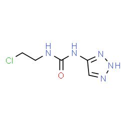 ChemSpider 2D Image | 1-(2-Chloroethyl)-3-(2H-1,2,3-triazol-4-yl)urea | C5H8ClN5O