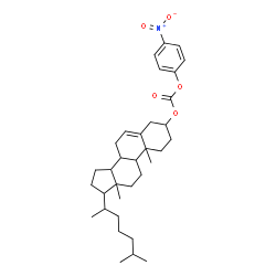 ChemSpider 2D Image | Cholest-5-en-3-yl 4-nitrophenyl carbonate | C34H49NO5