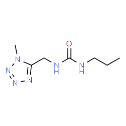 ChemSpider 2D Image | 1-[(1-Methyl-1H-tetrazol-5-yl)methyl]-3-propylurea | C7H14N6O