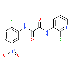 ChemSpider 2D Image | N-(2-Chloro-5-nitrophenyl)-N'-(2-chloro-3-pyridinyl)ethanediamide | C13H8Cl2N4O4