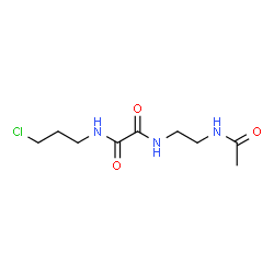 ChemSpider 2D Image | N-(2-Acetamidoethyl)-N'-(3-chloropropyl)ethanediamide | C9H16ClN3O3
