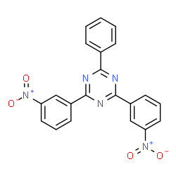 ChemSpider 2D Image | 2,4-BIS(M-NITROPHENYL)-6-PHENYL-S-TRIAZINE | C21H13N5O4