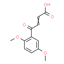 ChemSpider 2D Image | 4-(2,5-Dimethoxyphenyl)-4-oxo-2-butenoic acid | C12H12O5