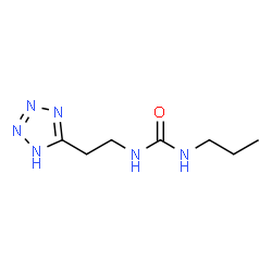 ChemSpider 2D Image | 1-Propyl-3-[2-(1H-tetrazol-5-yl)ethyl]urea | C7H14N6O