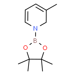 ChemSpider 2D Image | 1-(4,4,5,5-Tetramethyl-1,3,2-dioxaborolan-2-yl)-3-methyl-1,2-dihydropyridine | C12H20BNO2