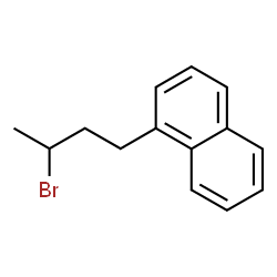 ChemSpider 2D Image | 1-(3-Bromobutyl)naphthalene | C14H15Br