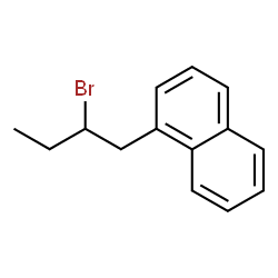 ChemSpider 2D Image | 1-(2-Bromobutyl)naphthalene | C14H15Br