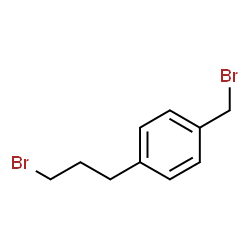 ChemSpider 2D Image | 1-(Bromomethyl)-4-(3-bromopropyl)benzene | C10H12Br2
