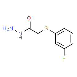 ChemSpider 2D Image | 2-[(3-Fluorophenyl)sulfanyl]acetohydrazide | C8H9FN2OS