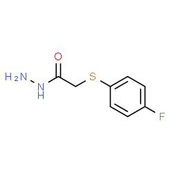 ChemSpider 2D Image | 2-[(4-Fluorophenyl)sulfanyl]acetohydrazide | C8H9FN2OS