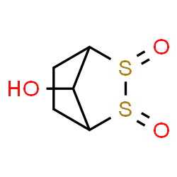 ChemSpider 2D Image | 2,3-Dithiabicyclo[2.2.1]heptan-7-ol 2,3-dioxide | C5H8O3S2