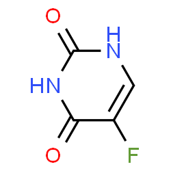 ChemSpider 2D图像|氟尿嘧啶|C4H3FN2O2