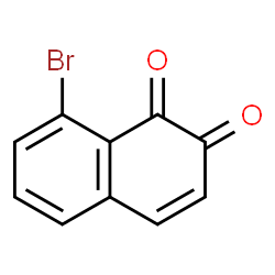 ChemSpider 2D Image | 8-Bromo-1,2-naphthalenedione | C10H5BrO2