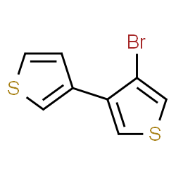 ChemSpider 2D Image | 4-Bromo-3,3'-bithiophene | C8H5BrS2