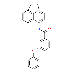 ChemSpider 2D Image | N-(1,2-Dihydro-5-acenaphthylenyl)-3-phenoxybenzamide | C25H19NO2