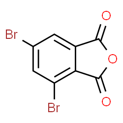 ChemSpider 2D Image | 4,6-Dibromo-2-benzofuran-1,3-dione | C8H2Br2O3