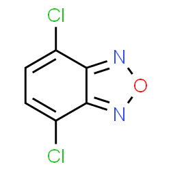 ChemSpider 2D Image | 4,7-Dichloro-2,1,3-benzoxadiazole | C6H2Cl2N2O