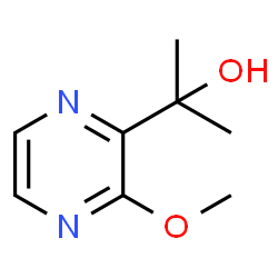 ChemSpider 2D Image | 2-(3-Methoxy-2-pyrazinyl)-2-propanol | C8H12N2O2