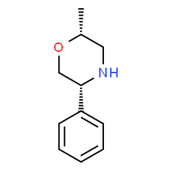 ChemSpider 2D Image | (2R,5R)-2-Methyl-5-phenylmorpholine | C11H15NO