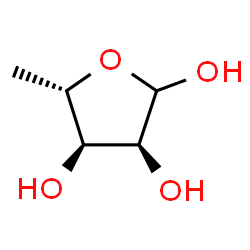 ChemSpider 2D Image | 5-Deoxy-L-ribose | C5H10O4