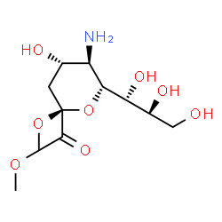 ChemSpider 2D Image | Methyl b-neuraminic acid methyl ester | C11H21NO8