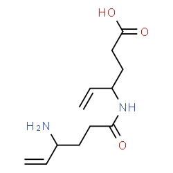 ChemSpider 2D Image | 4-((4-AMINOHEX-5-ENOYL)AMINO)HEX-5-ENOIC ACID | C12H20N2O3