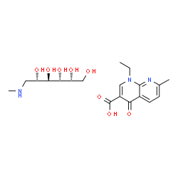 ChemSpider 2D Image | MEGLUMINE NALIDIXIC ACID | C19H29N3O8