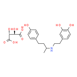 ChemSpider 2D Image | DOBUTAMINE L-TARTRATE | C22H29NO9