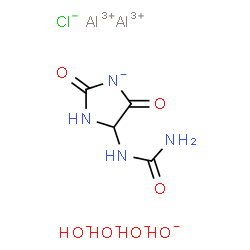ChemSpider 2D Image | Alcloxa | C4H9Al2ClN4O7