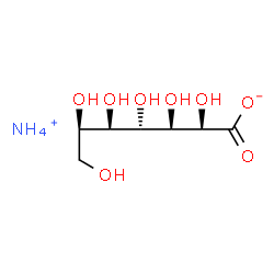 ChemSpider 2D Image | AMMONIUM GLUCEPTATE | C7H17NO8
