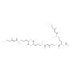 ChemSpider 2D Image | DESFERRICOPROGEN | C35H56N6O13