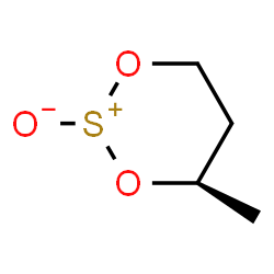 ChemSpider 2D Image | (4R)-4-Methyl-1,3,2-dioxathian-2-ium-2-olate | C4H8O3S